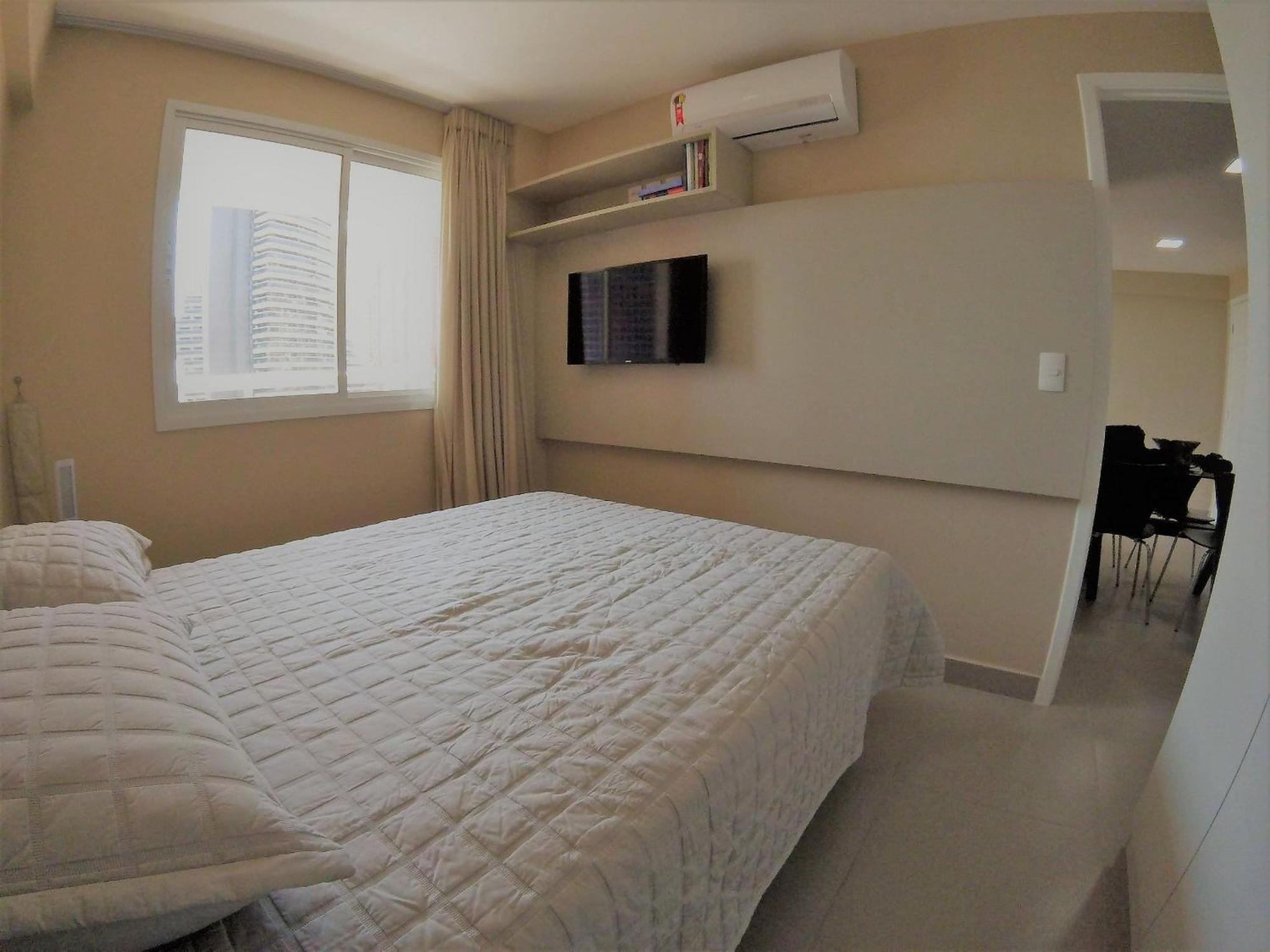 Apartamento Flat Top, Projetado E Com Linda Vista Mar *